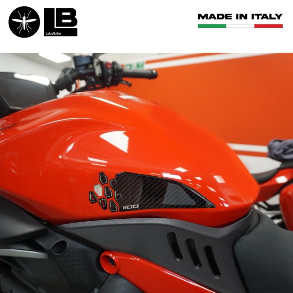 Stickers 3D Motorcycle Tank Protectors compatible with Ducati Diavel v4 2023
