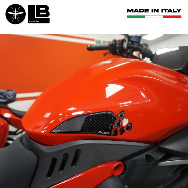 Stickers 3D Protecteurs de réservoir moto compatibles avec Ducati Diavel v4 2023