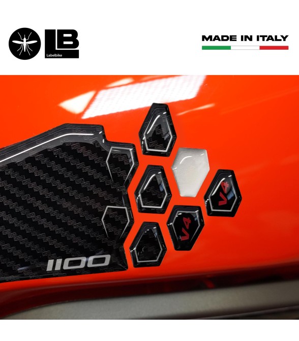 Pegatinas 3D Protectores de depósito de moto compatible con Ducati Diavel v4 2023