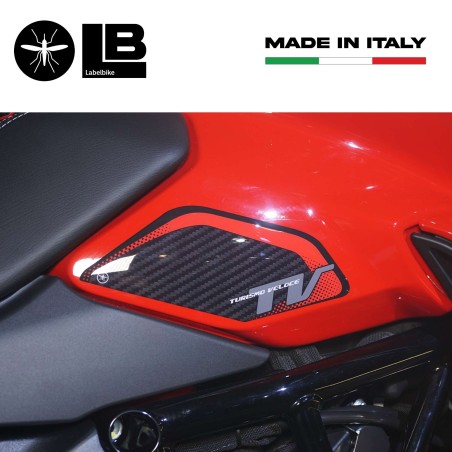 Aufkleber 3D Motorradtankschutz kompatibel mit Mv Agusta Turismo Veloce