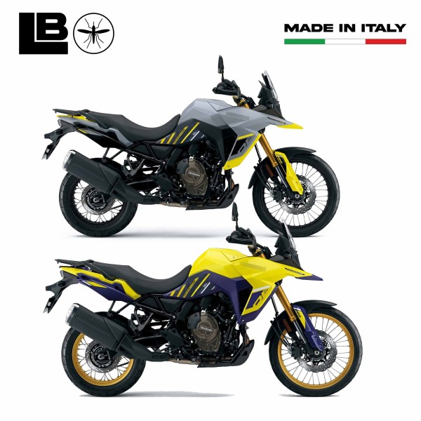 Stickers 3D Under Seat Protectors motorbike compatible with Suzuki V-Strom 800DE