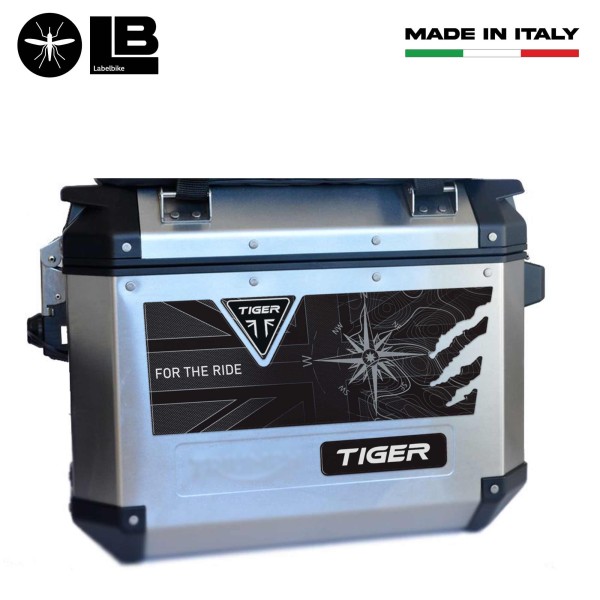 Stickers 3D protecteurs de bagages moto compatibles avec Triumph Tiger 850 900 1200