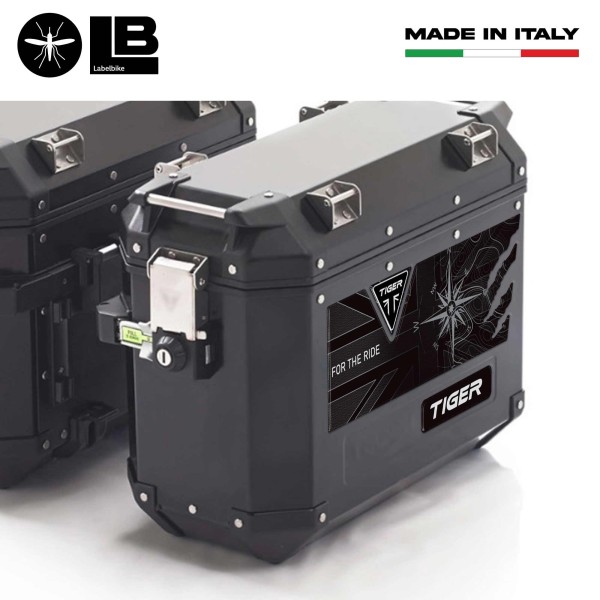 Pegatinas 3D protectores de maletas de moto compatibles con Triumph Tiger 850 900 1200