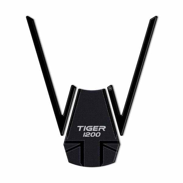 Adhesivos 3D para el morro delantero compatibles con Triumph Tiger 1200 GT y Rally