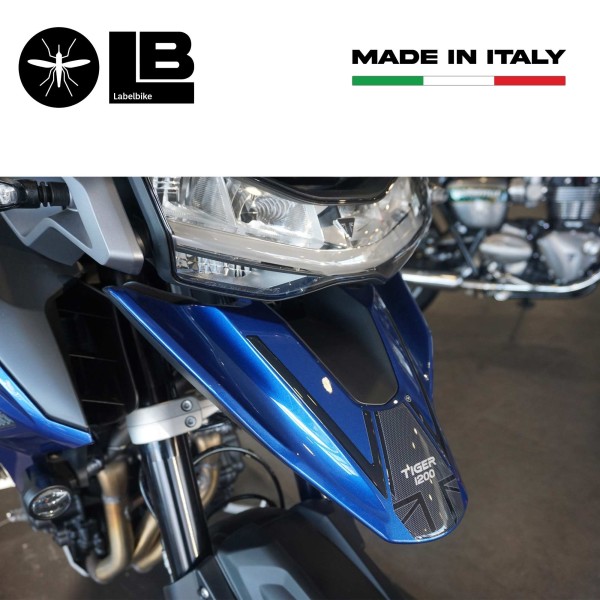 Autocollants 3D pour le nez avant compatible avec Triumph Tiger 1200 GT et Rallye