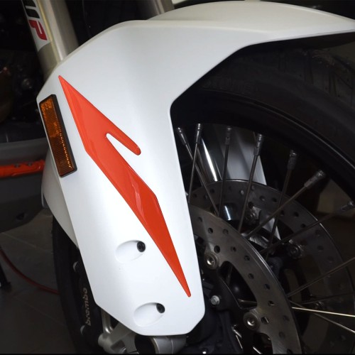                            3D αυτοκόλλητα Silhouette R Στήλες τιμονιού συμβατές με KTM 1290 Super Adventure R 2021-24
                          