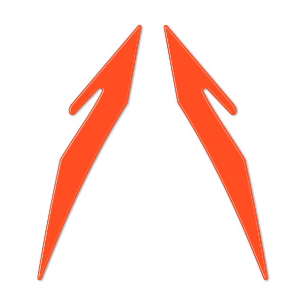 Pegatinas 3D Silueta R Columnas de Dirección compatibles con KTM 1290 Super Adventure R 2021-24