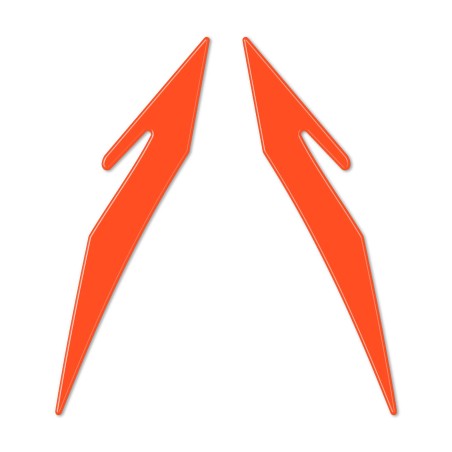 3D Stickers Silhouette R Steering Columns compatible with KTM 1290 Super Adventure R 2021-24