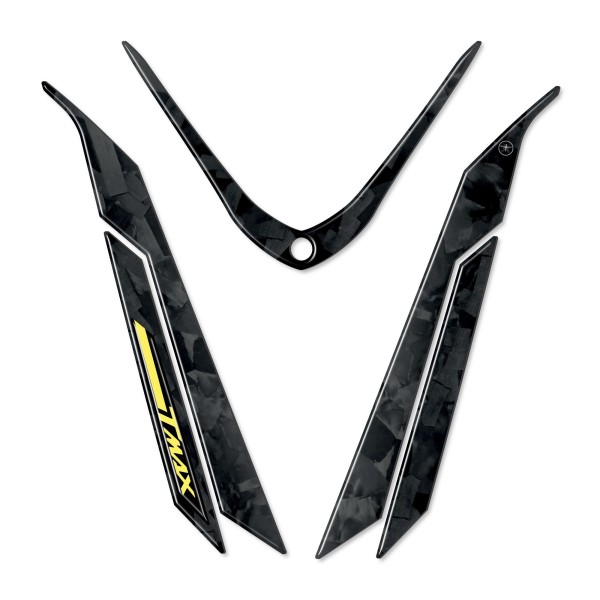3D-Frontfolienaufkleber kompatibel mit Yamaha Tmax 560 20Th Anniversary