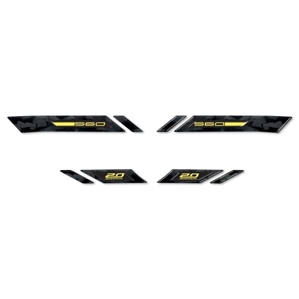 Stickers de protection de carénage 3D compatibles avec Yamaha Tmax 560 20Th Anniversary