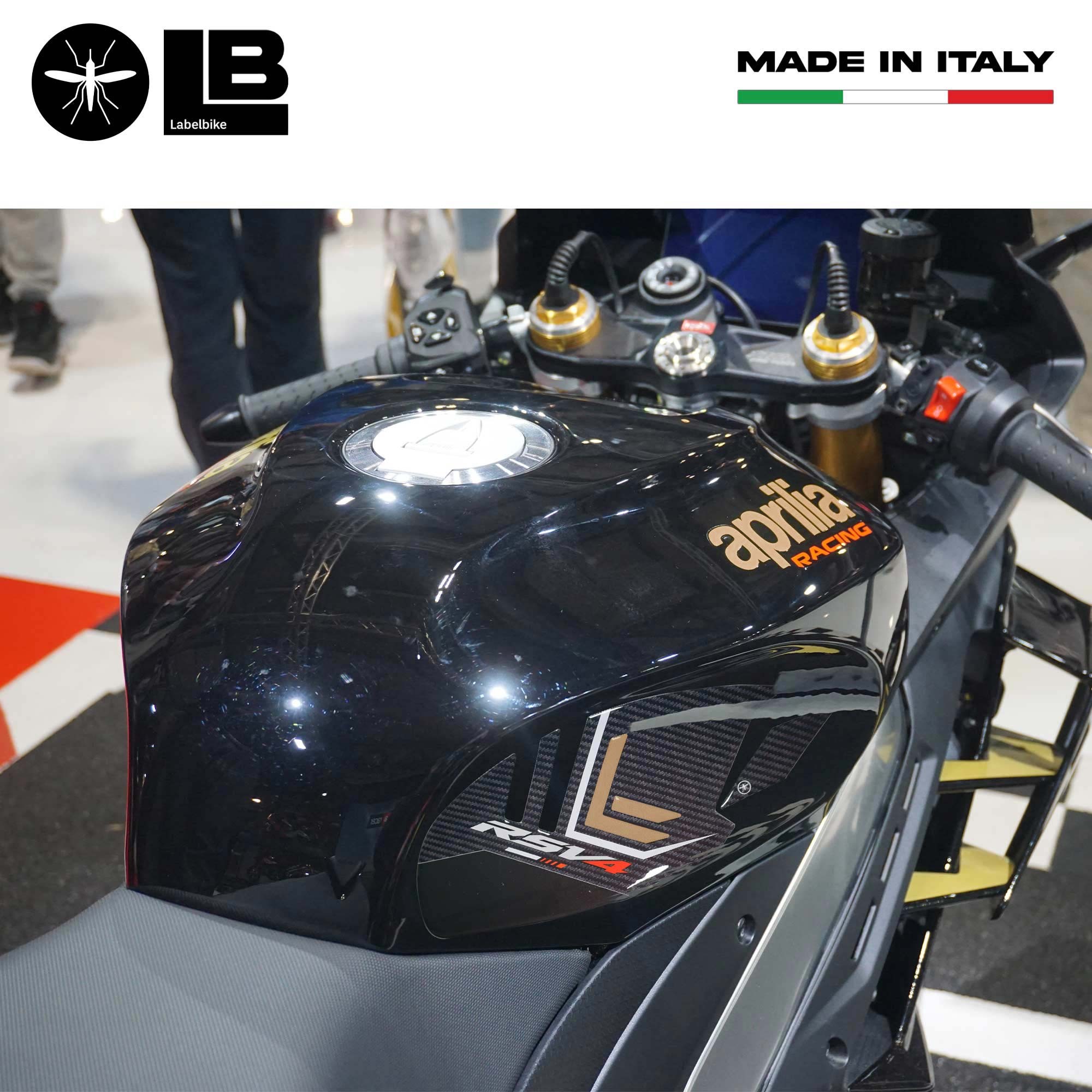 Protezioni Serbatoio Resinati Per Aprilia RS 660 Limited Edition - Adesivi Artigianali Made In Italy - Foto 8