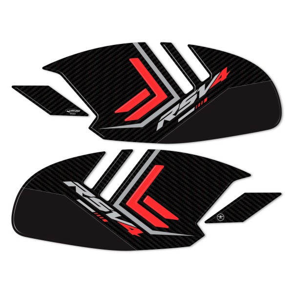 Pegatinas 3D Protectores laterales de depósito compatibles con Aprilia RSV4 2021-2023