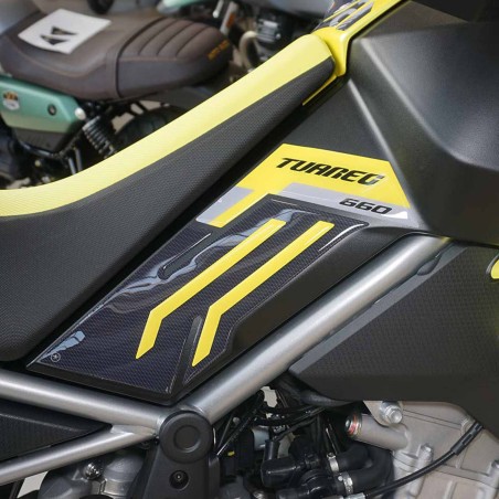 Stickers 3D Tank side protectors compatible with Aprilia Tuareg 660 2022