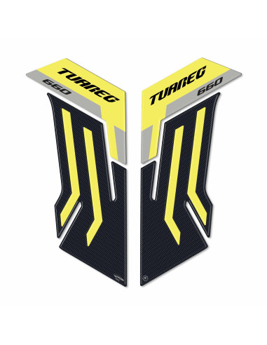 Stickers 3D Tank protections latérales compatibles avec Aprilia Tuareg 660 2022