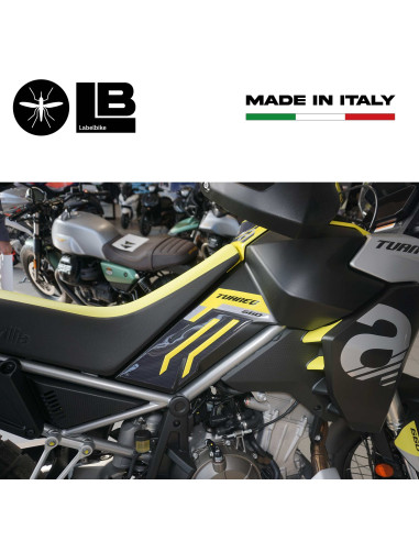 Pegatinas 3D Tank protectores laterales compatibles con Aprilia Tuareg 660 2022