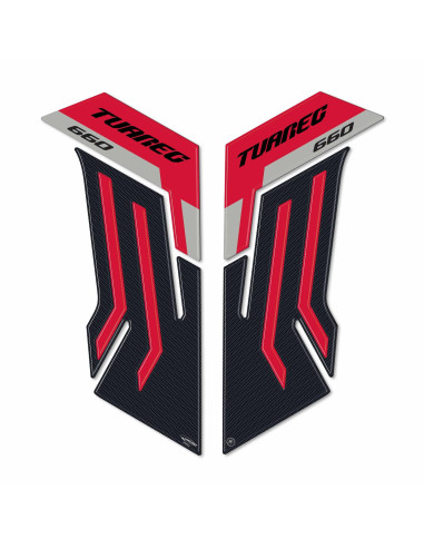 Stickers 3D Tank side protectors compatible with Aprilia Tuareg 660 2022