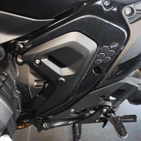 Aufkleber 3D Seitenprotektoren Motorradrahmenbereich kompatibel mit BMW R1300GS
