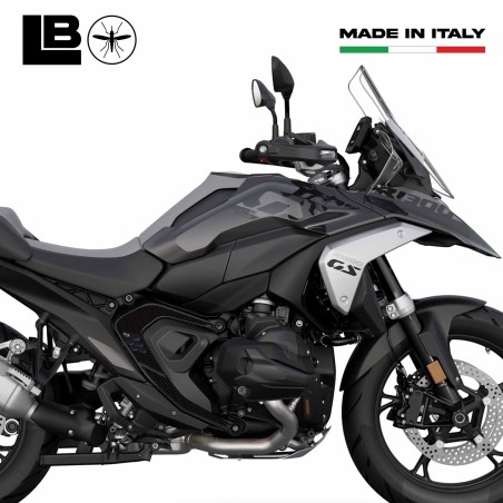 Aufkleber 3D Seitenprotektoren Motorradrahmenbereich kompatibel mit BMW R1300GS