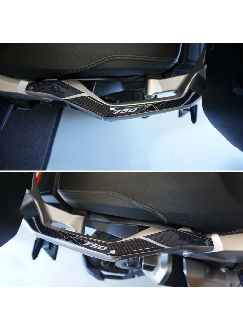 Adesivi 3D Protezioni Maniglie con Bauletto compatibili con Honda X-Adv 2021-23