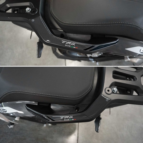 3D Aufkleber Beifahrer Griffe kompatibel mit Benelli TRK 502 502X