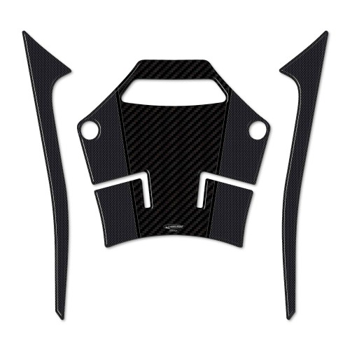 Adesivi 3D Protezioni Pedana centrale scooter compatibili con Yamaha Tmax 2022-5 2