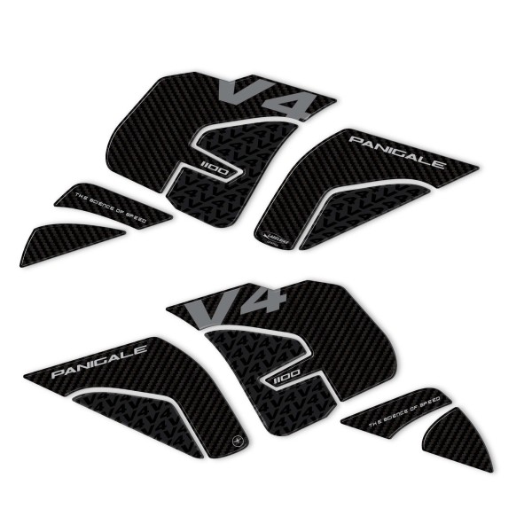 Pegatinas laterales de depósito 3D compatibles con Ducati Panigale V4 2018-2021
