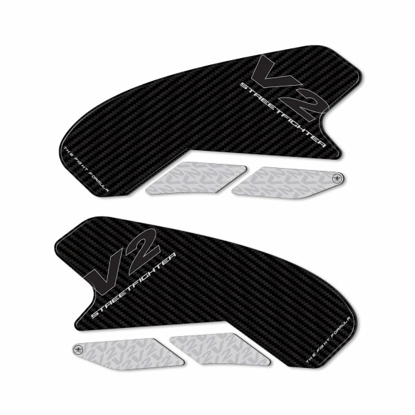 Pegatinas laterales 3D compatibles con Ducati Streetfighter V2 2022-2024