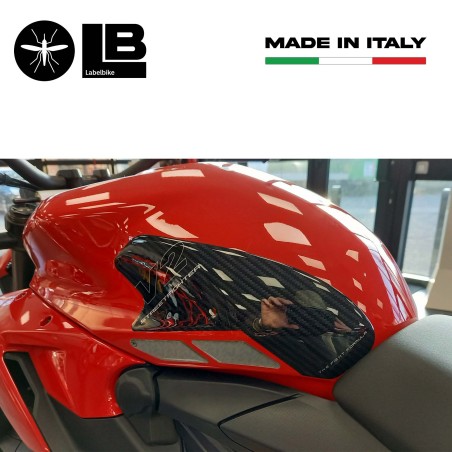3D Tank Side Stickers compatible with Ducati Streetfighter V2 2022-2024