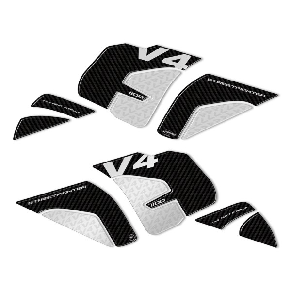3D Tank Side Stickers compatible with Ducati Streetfighter V4 2020-2022