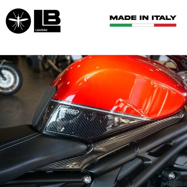 Pegatinas laterales 3D compatibles con Triumph Speed Triple 1200 RR