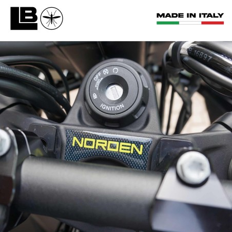 3D Tankdeckel Aufkleber Motorradschlüssel kompatibel mit Husqvarna Norden 901 2023