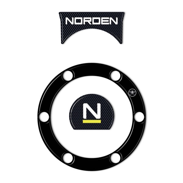 3D stickers tank cap and key motorbike compatible with Husqvarna Norden 901