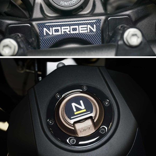 3D stickers tank cap and key motorbike compatible with Husqvarna Norden 901