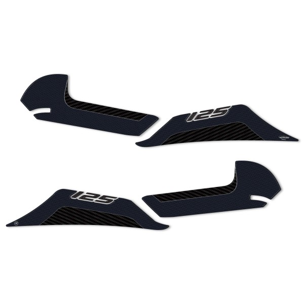 Stickers 3D tunnel central zone latérale compatible avec Honda Forza 125 2022-23