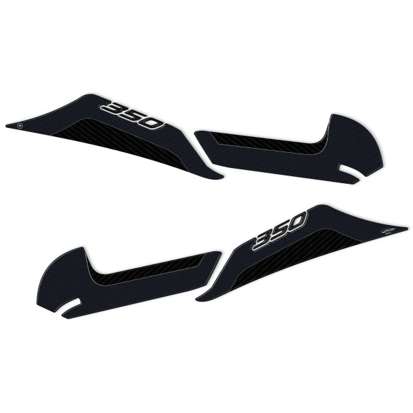 Stickers 3D tunnel central zone latérale compatible avec Honda Forza 350 2022-25