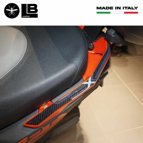 Αυτοκόλλητα 3D Gel 3D χειρολαβές με BAULET συμβατά με Kymco DTX 360 125 300 350