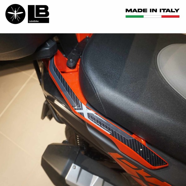 Αυτοκόλλητα 3D Gel 3D χειρολαβές με BAULET συμβατά με Kymco DTX 360 125 300 350
