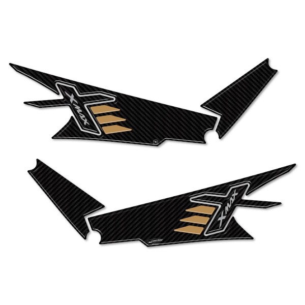 3D gel stickers boomerang protectors compatible with Yamaha Xmax 125-300 from 2023