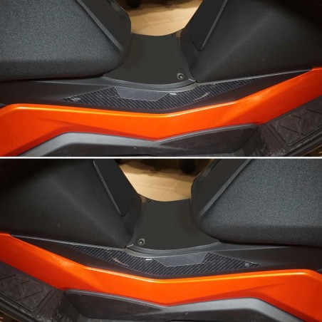 3D-Gel-Aufkleber Seitenprotektoren kompatibel mit Kymco DTX 360 125 300 350