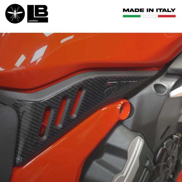 Stickers Gel 3D Protections latérales moto compatibles avec Ducati Diavel v4 2023