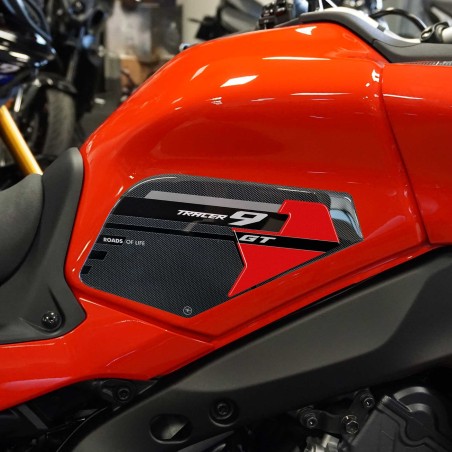 Pegatinas de gel 3D Protectores laterales de depósito compatibles con Yamaha Tracer 9 GT