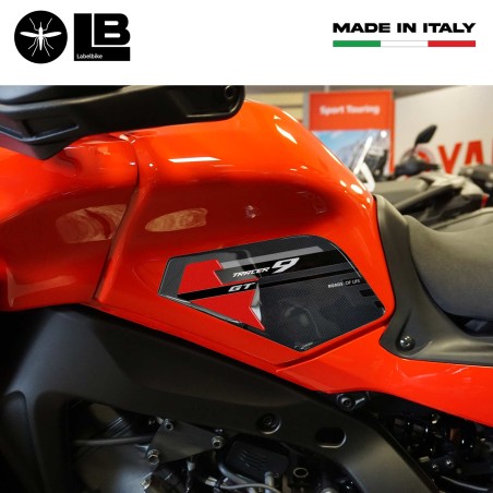 Pegatinas de gel 3D Protectores laterales de depósito compatibles con Yamaha Tracer 9 GT