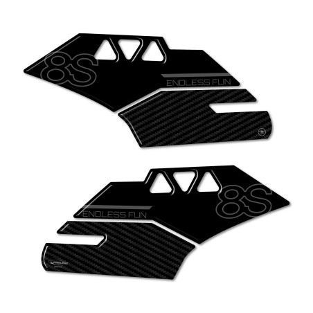 Pegatinas de gel 3D Protectores laterales de depósito de moto compatibles con Suzuki GSX-8S