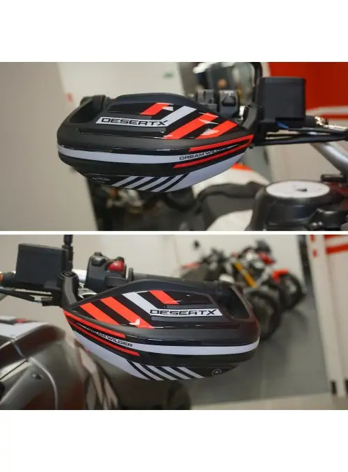Adesivi Gel 3D Protezioni Paramani moto compatibili con Ducati Desertx 2023