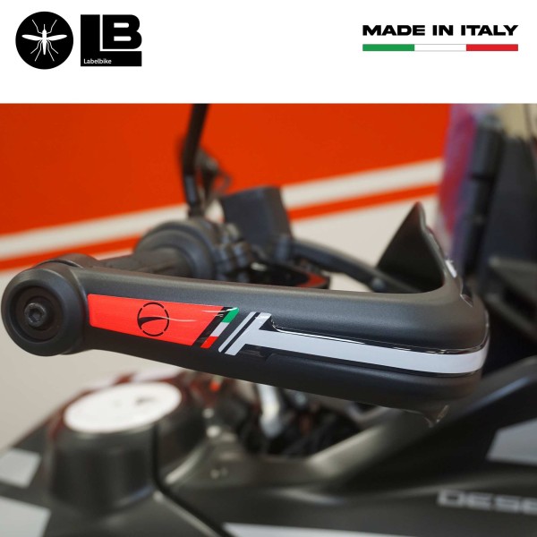 3D Gel Stickers 3D Handguards motorbike compatible with Ducati Desertx 2023-2025