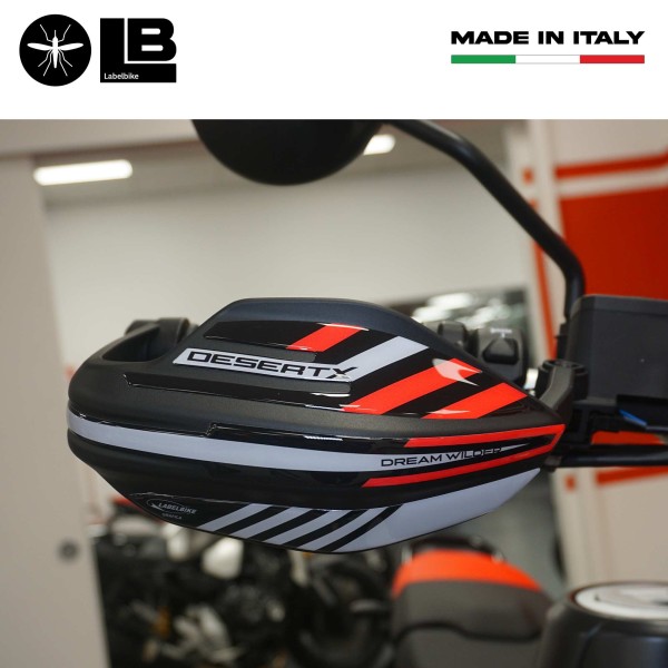 Pegatinas 3D Gel 3D Guardamanos moto compatible con Ducati Desertx 2023-2025