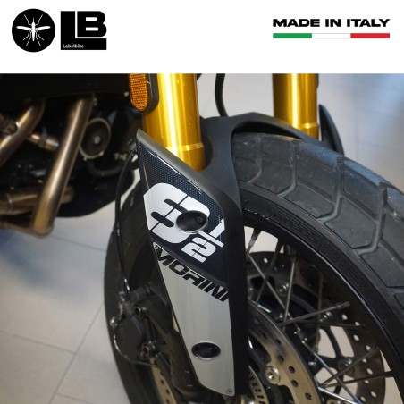 Pegatinas de gel 3D Protectores de tija compatibles con Moto Morini SEIEMMEZZO SCR