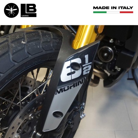 3D-Gel-Aufkleber Sattelstützenschützer kompatibel mit Moto Morini SEIEMMEZZO SCR