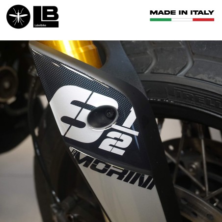 3D-Gel-Aufkleber Sattelstützenschützer kompatibel mit Moto Morini SEIEMMEZZO SCR