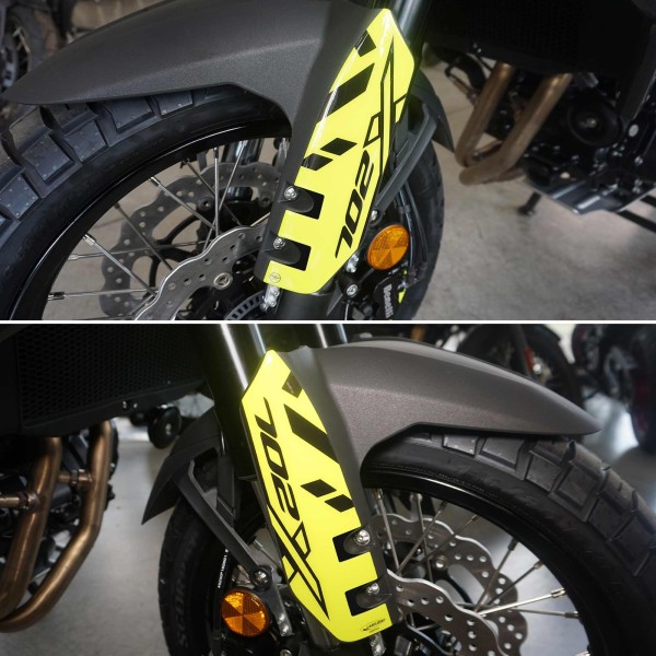 Stickers gel 3D protecteurs de potence moto compatibles avec Benelli TRK 702X